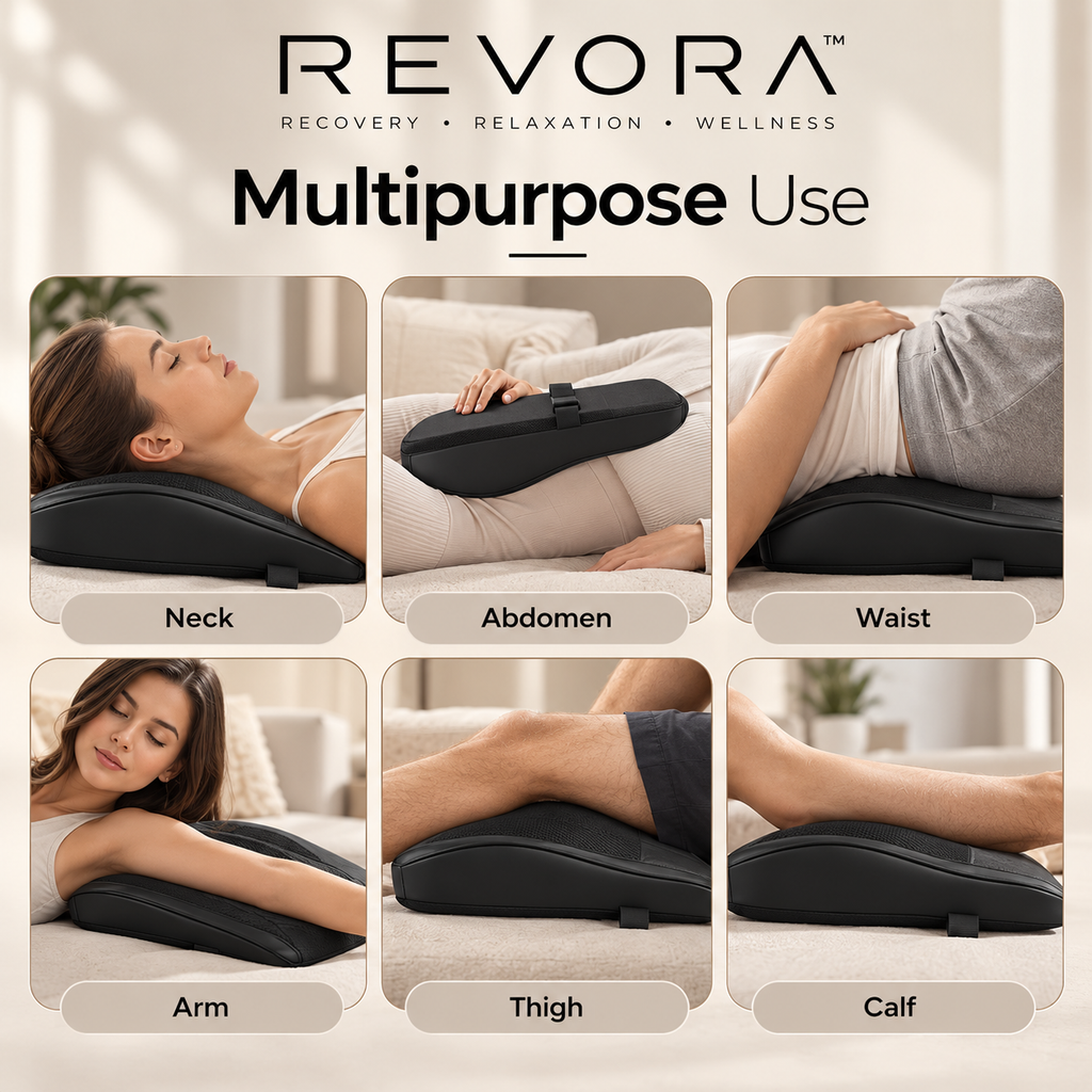 REVORA 3D Kneading Massage Cushion