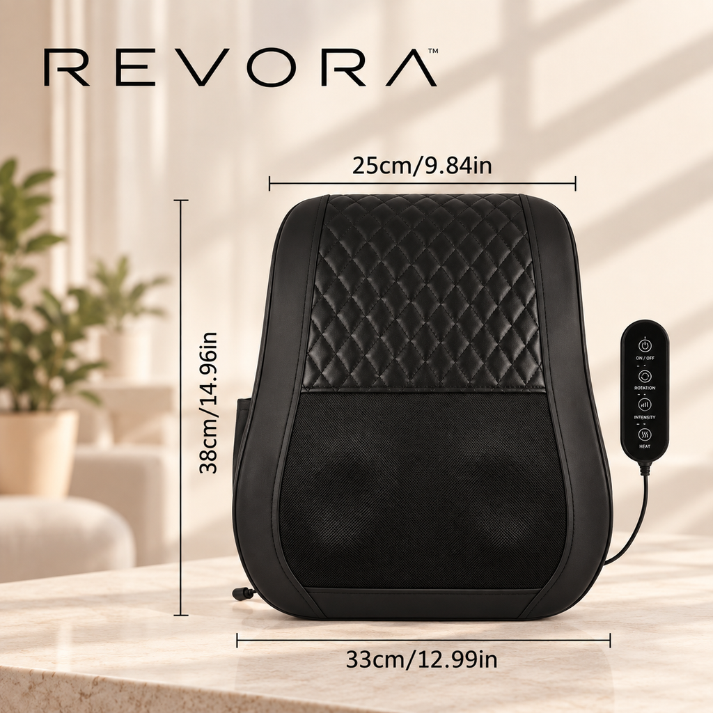REVORA 3D Kneading Massage Cushion